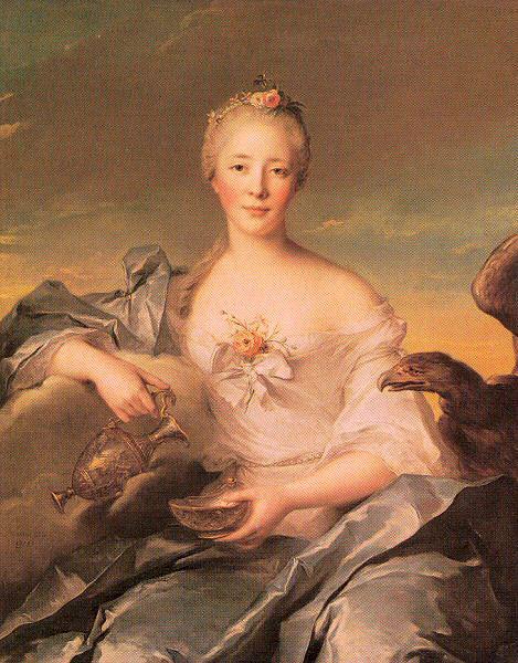 Jean Marc Nattier Madame de Caumartin as Hebe oil painting image